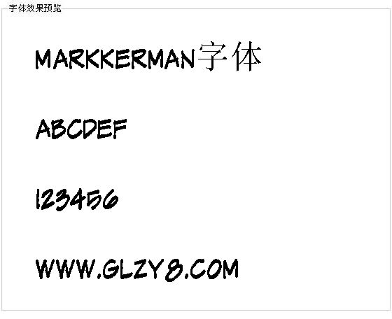 Markkerman字体