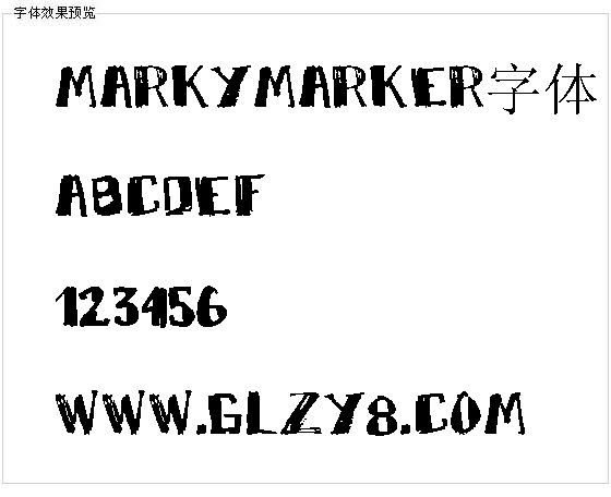 Markymarker字体