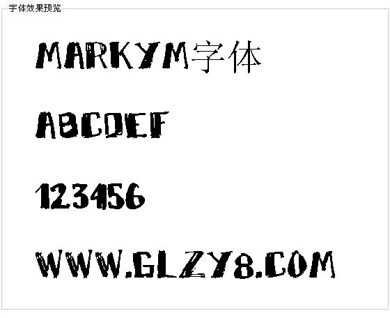 MarkyM字体