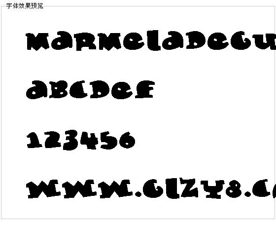 Marmeladeguys字体