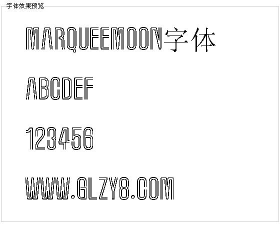 Marqueemoon字体