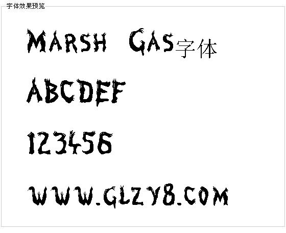 Marsh Gas字体