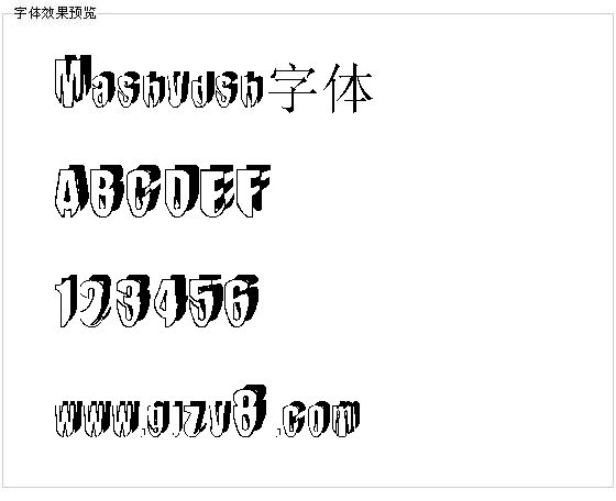 Mashydsh字体