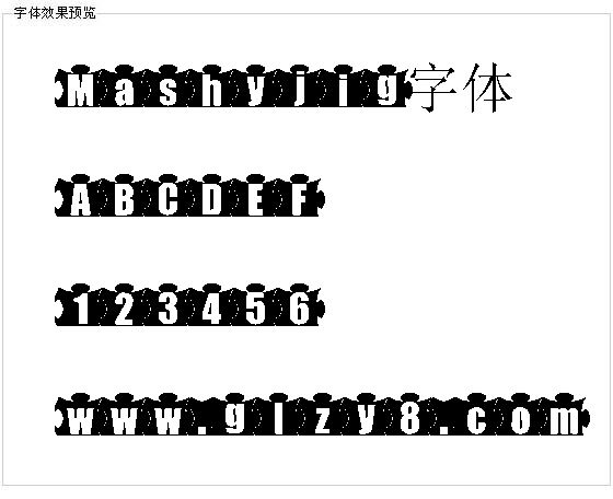 Mashyjig字体