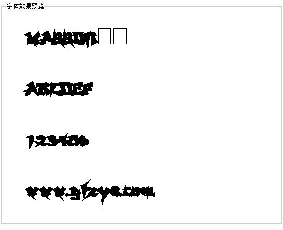 MASSON字体