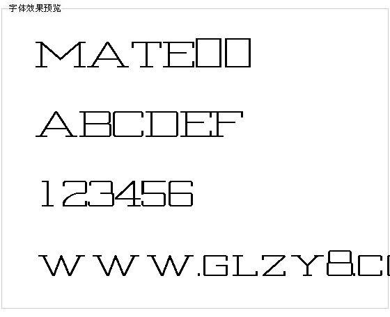 MATE字体