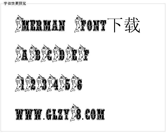 Merman Font下载字体