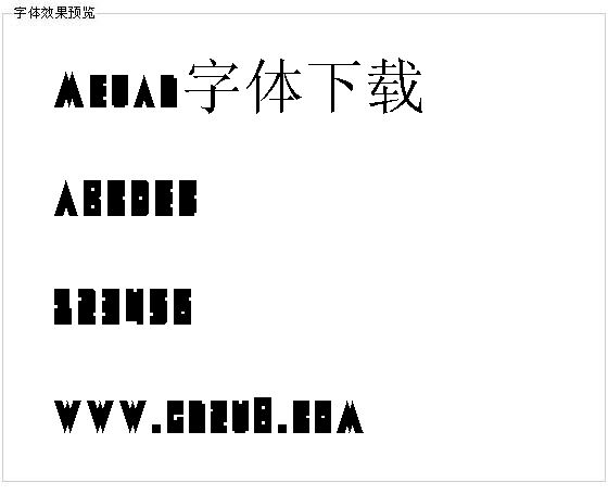 Metal字体下载