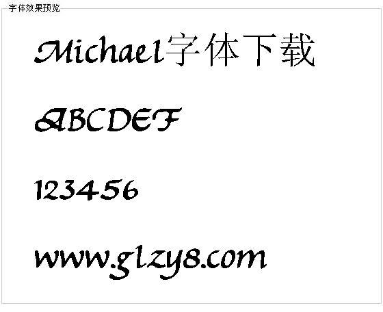 Michael字体下载