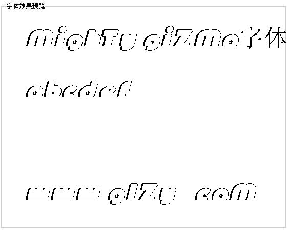 Mighty Gizmo字体