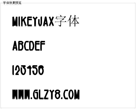 Mikeyjax字体