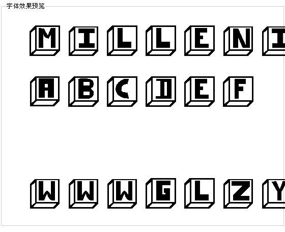 Milleniu字体