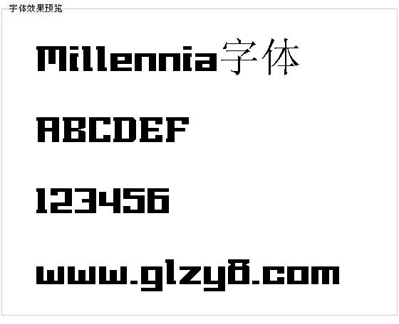 Millennia字体