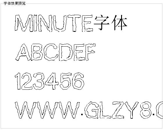 Minute字体