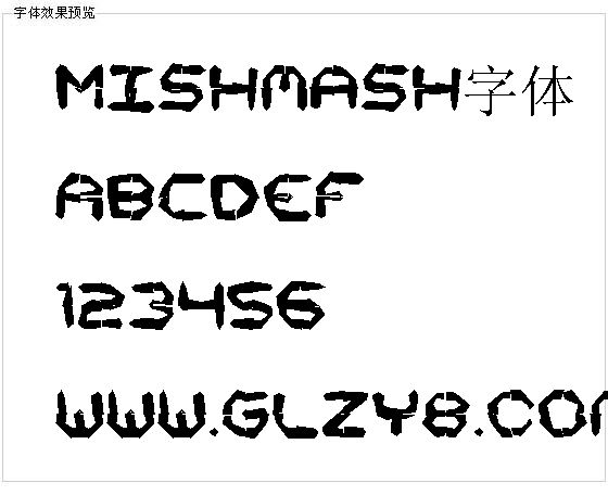 Mishmash字体