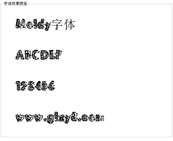 Moldy字体