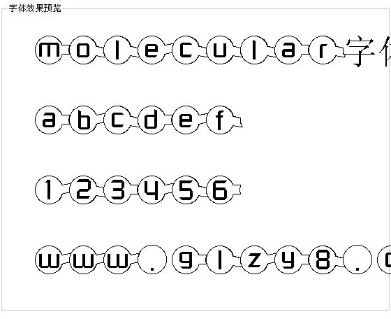 Molecular字体