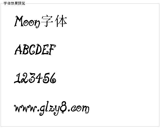 Moon字体