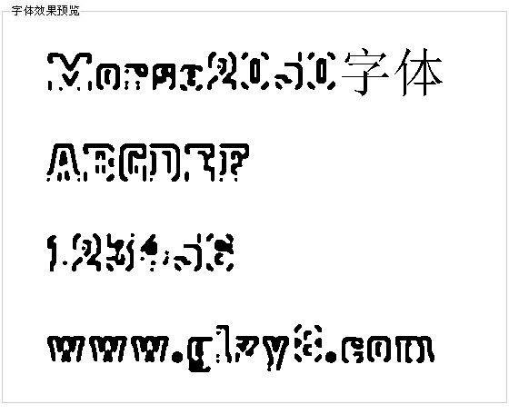 Morse2050字体