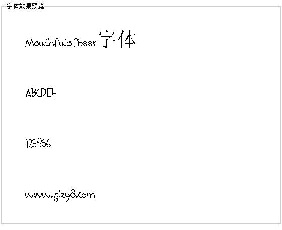 Mouthfulofbeer字体