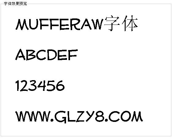 Mufferaw字体