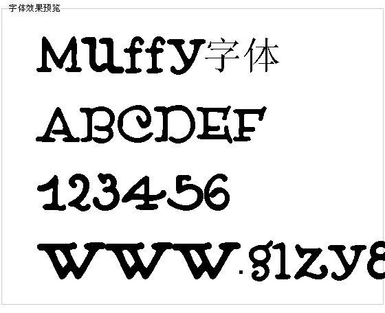 Muffy字体
