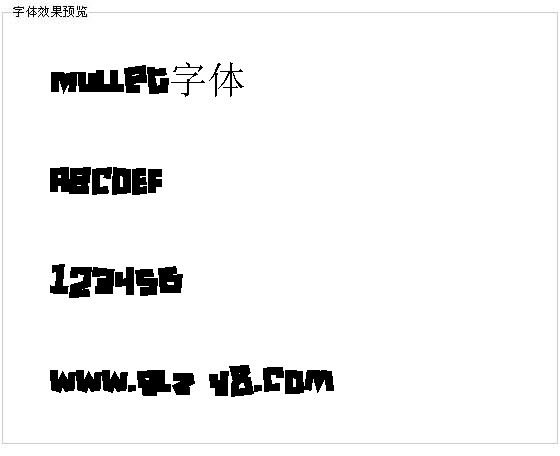 Mullet字体