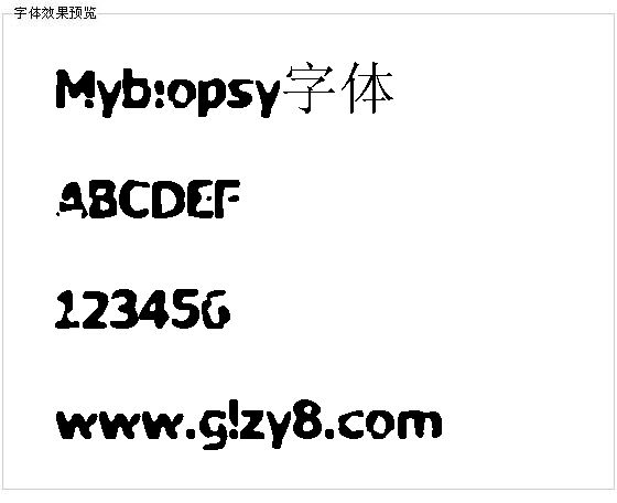 Mybiopsy字体