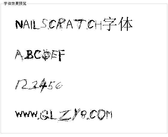 Nailscratch字体