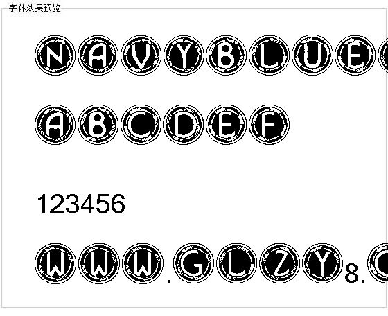 NavyBlues字体