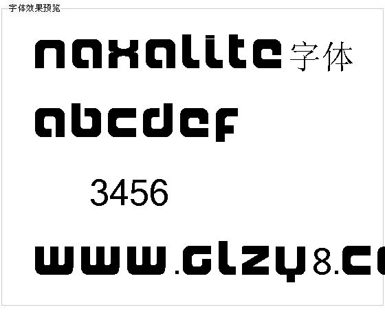 Naxalite字体