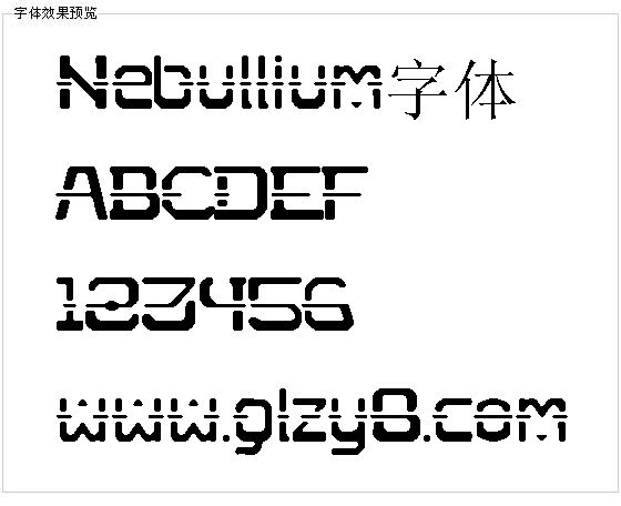 Nebullium字体