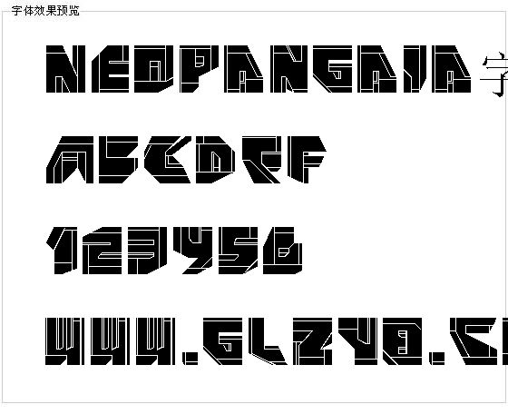 Neopangaia字体