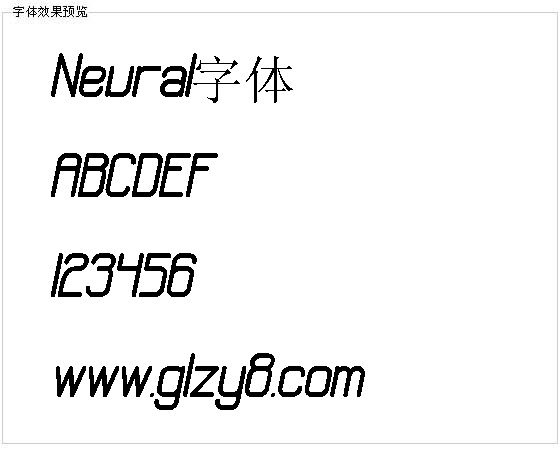 Neural字体