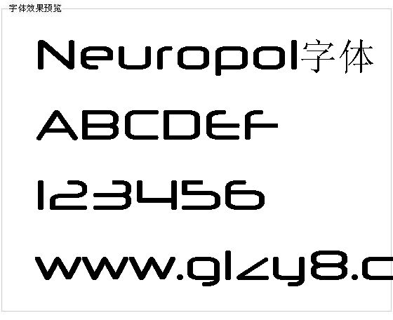 Neuropol字体