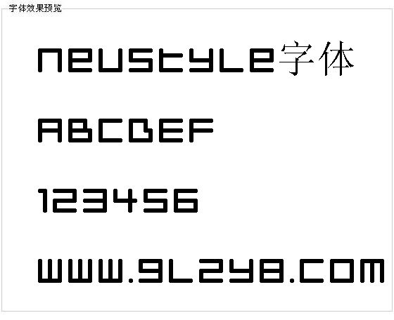 Neustyle字体