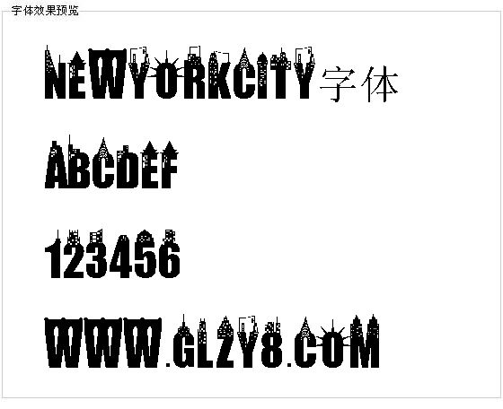 Newyorkcity字体