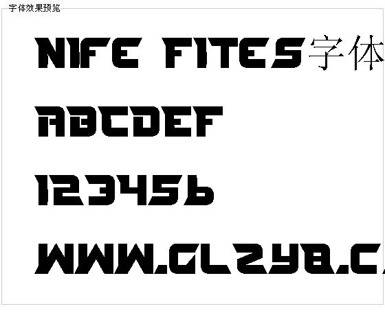 Nife Fites字体