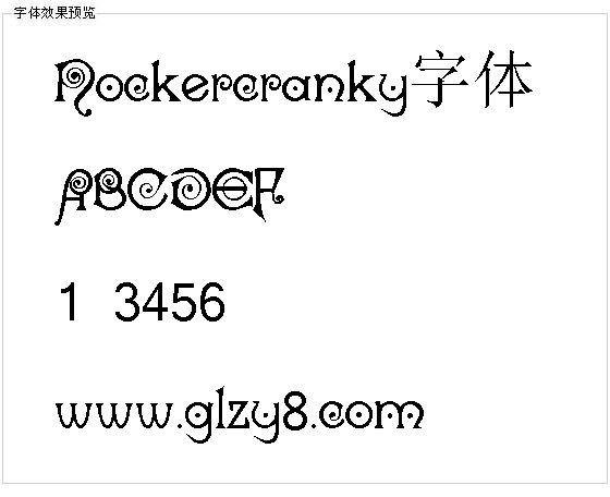 Nockercranky字体