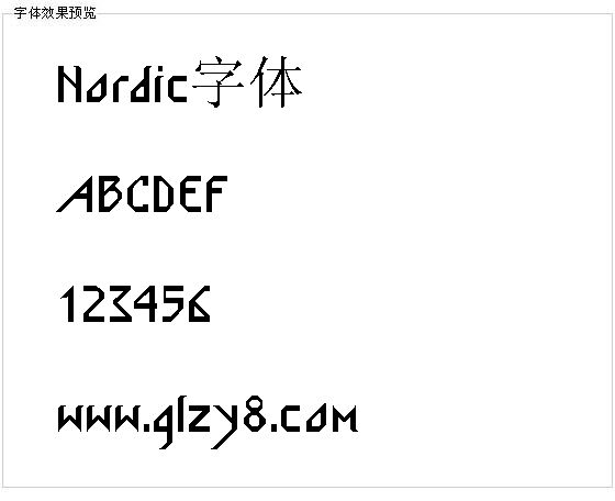 Nordic字体