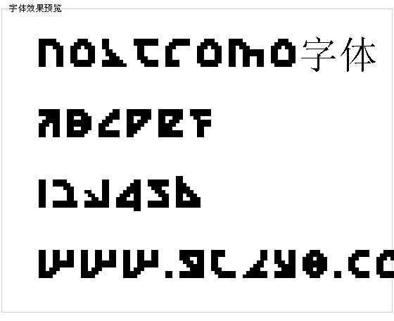 Nostromo字体
