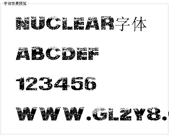 Nuclear字体