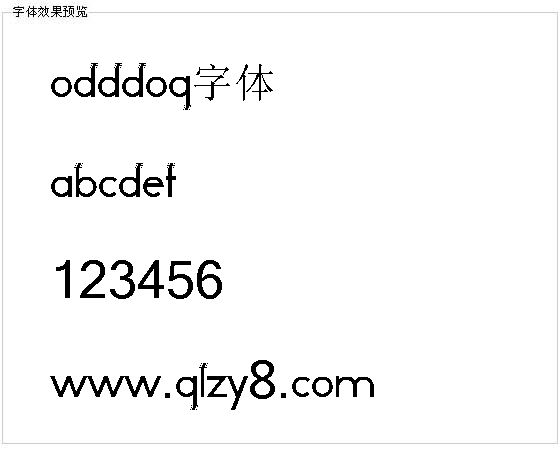 Odddog字体