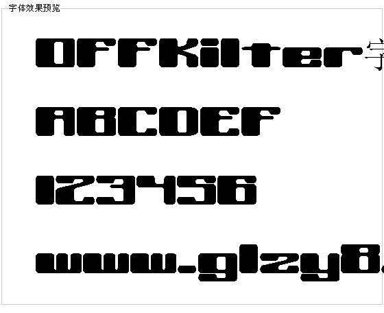 Offkilter字体