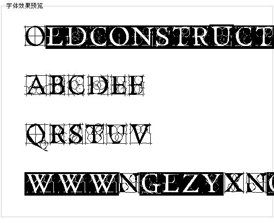 Oldconstructedcap字体