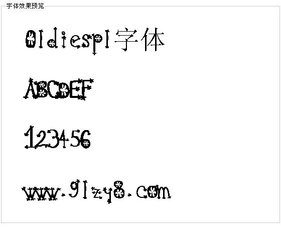 Oldiespl字体