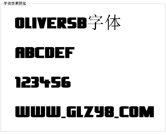 Oliversb字体