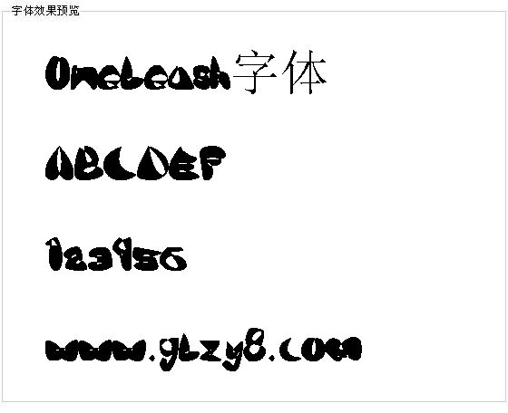 OneLeash字体