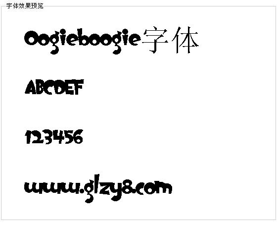 Oogieboogie字体