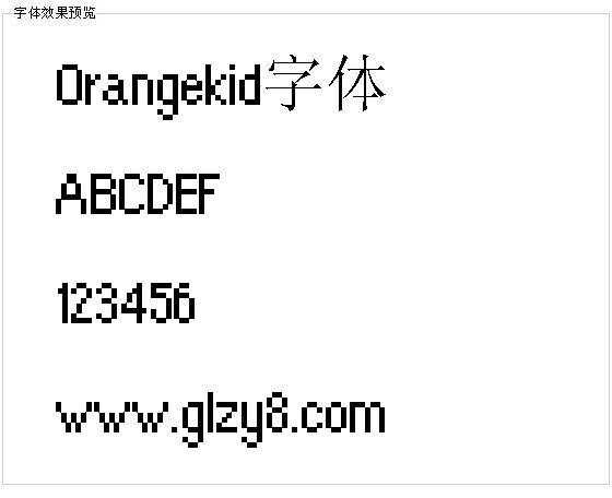 Orangekid字体